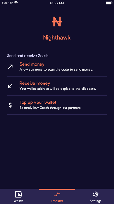 Nighthawk Wallet screenshot 2