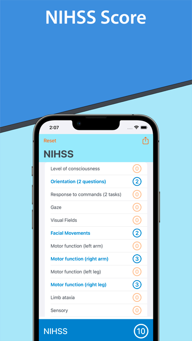 NIH Score & stroke tools screenshot 4