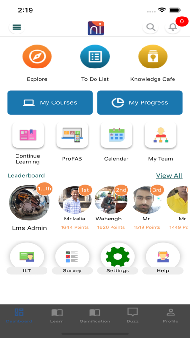 Nimble Learning LMS screenshot 4