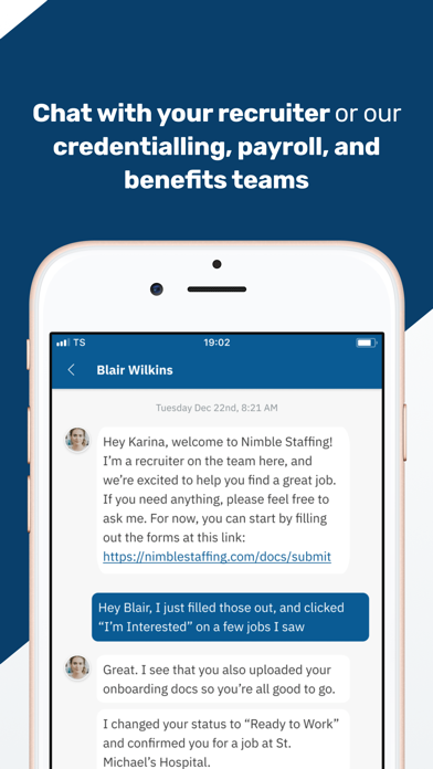 Nimble Staffing screenshot 2