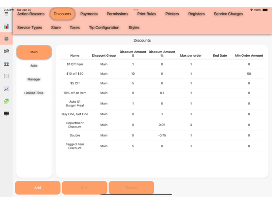 NimblePOS screenshot 1