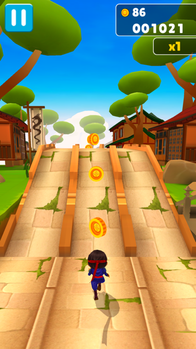 Ninja Kid Run VR: Fun Games screenshot 1