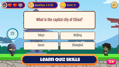 Ninja Vs Zombies - Quiz Game screenshot 2