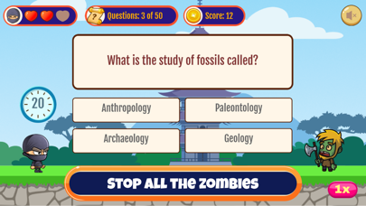 Ninja Vs Zombies - Quiz Game screenshot 3