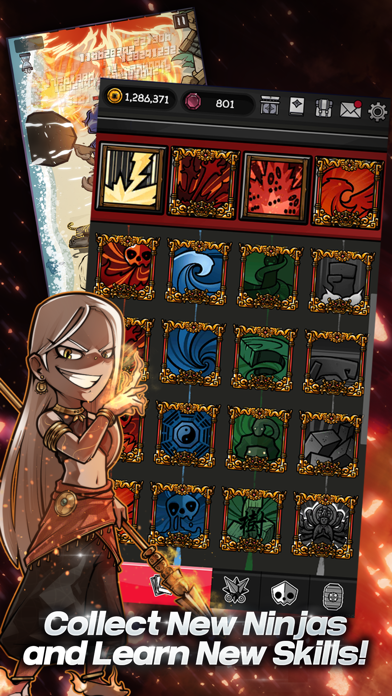 NinjaBattle : Defense RPG screenshot 4