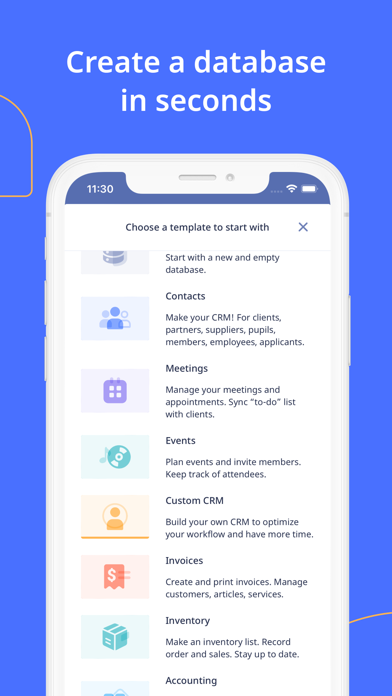 Ninox Database for iPhone screenshot 4