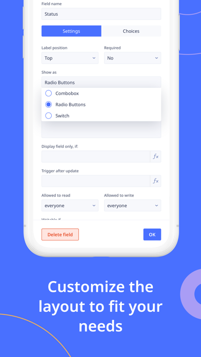 Ninox Database for iPhone screenshot 3
