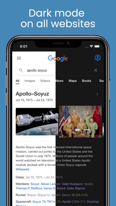 Nitefall: Browser dark mode screenshot 5