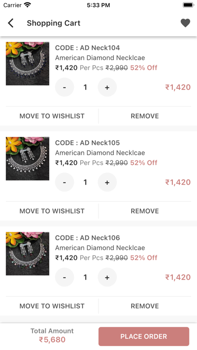 Nivishka - Imitation Jewellery screenshot 1