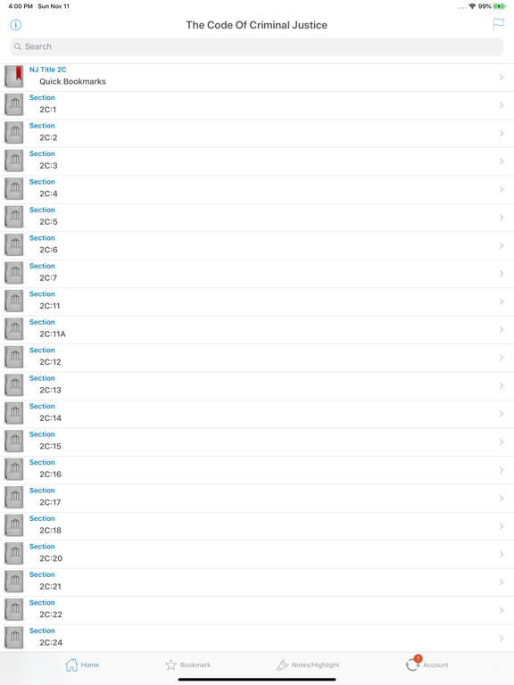 NJ Code Of Criminal Justice screenshot 10