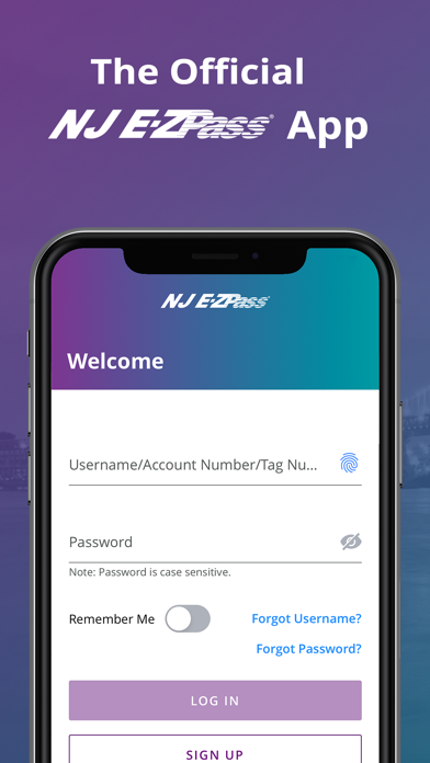 NJ E-ZPass screenshot 4