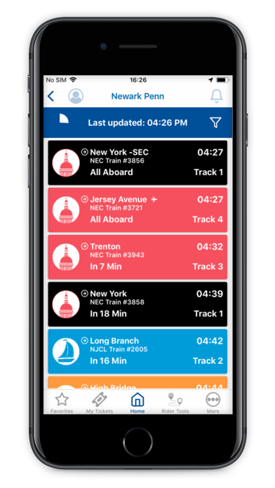 NJ TRANSIT Mobile App screenshot 3