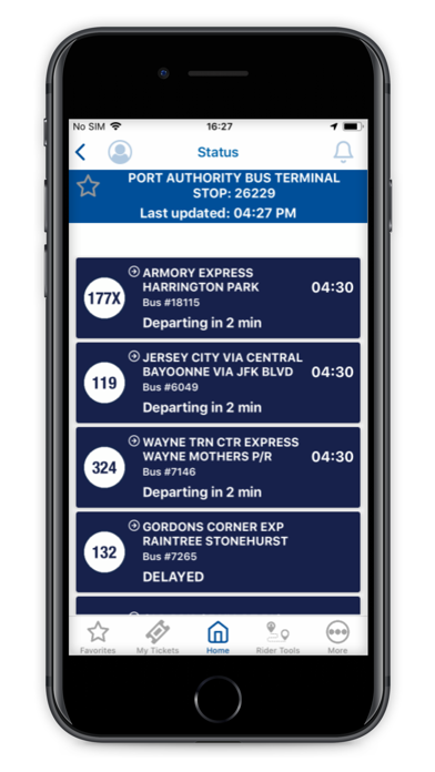 NJ TRANSIT Mobile App screenshot 2