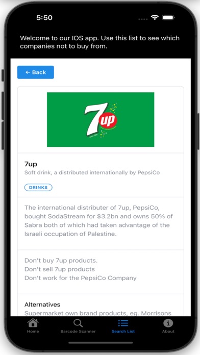No Thank You Boycott screenshot 2