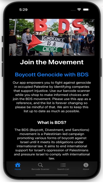 No Thank You Boycott screenshot 1