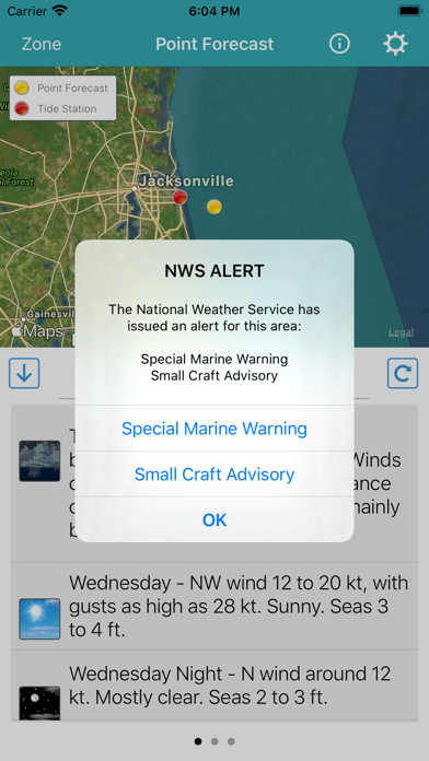 NOAA Marine Forecast & Weather screenshot 1