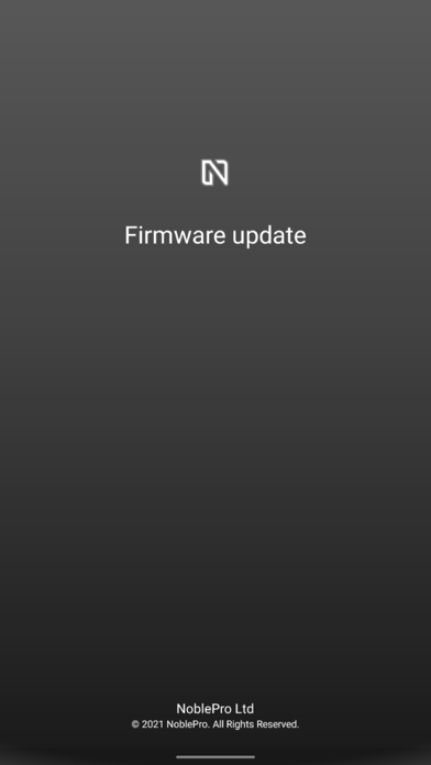 NoblePro Firmware update screenshot 4