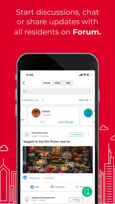 NoBrokerHood - Manage Visitors screenshot 1