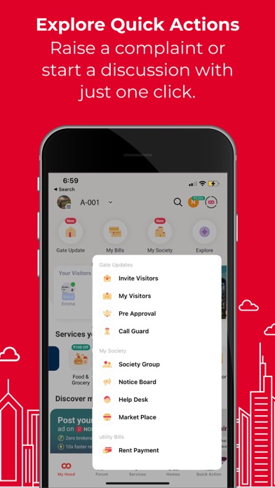 NoBrokerHood - Manage Visitors screenshot 2
