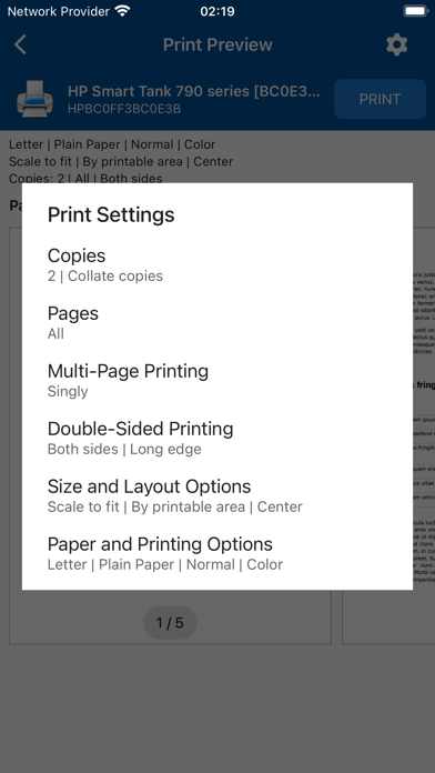 NokoPrint - Mobile Printing screenshot 2
