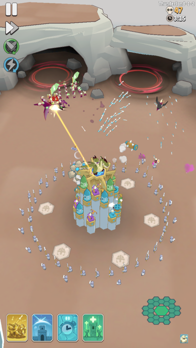 North Tower! Merge TD Defense screenshot 2