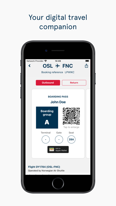 Norwegian Travel Assistant screenshot 1