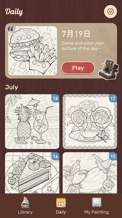 Nostalgia Color by number game screenshot 1