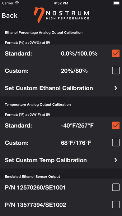 Nostrum E85 Ethanol Module App screenshot 3