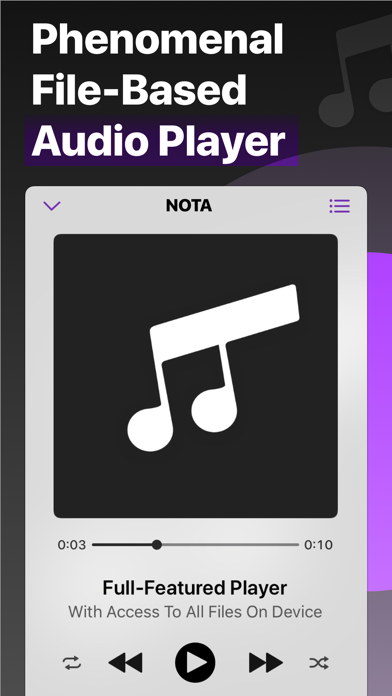 Nota - Player for Files screenshot 4