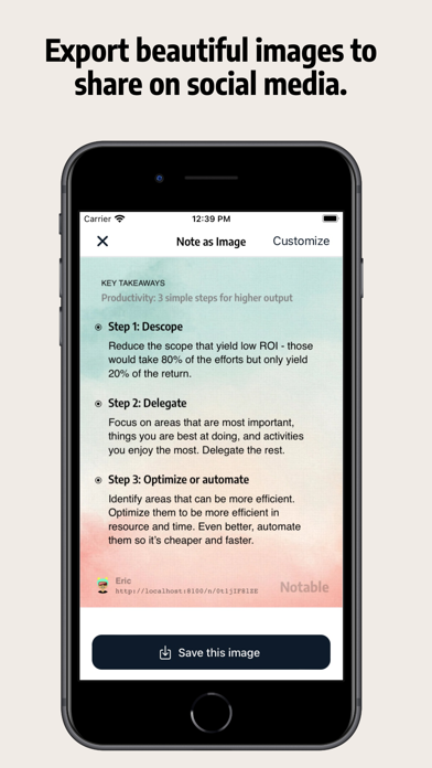Notable: Takeaways with AI screenshot 2