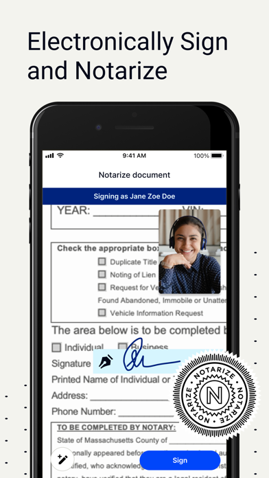 Notarize screenshot 1