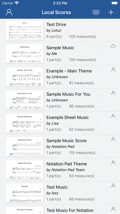 Notation Pad-Sheet Music Score screenshot 3