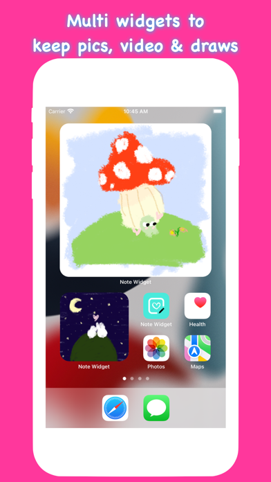 Note Widget - Love Drawing screenshot 4