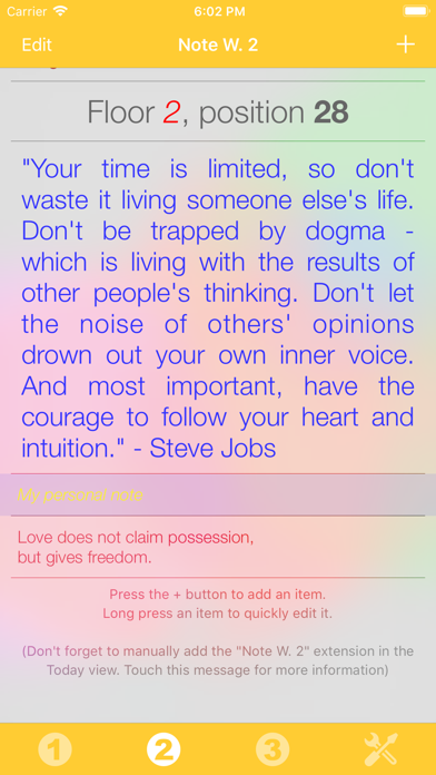 Note Widget screenshot 1