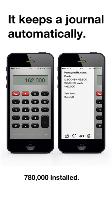 Notebook calculator (ge-calc) screenshot 1
