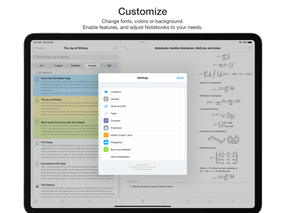 Notebooks: Write and Plan screenshot 1