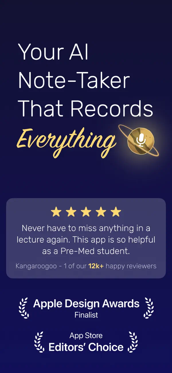 Noted: Record & AI Transcribe screenshot 6