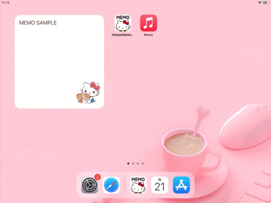 Notepad Sanrio characters screenshot 1
