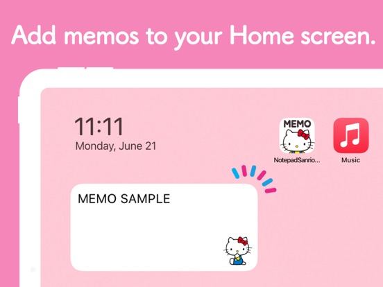 Notepad Sanrio characters screenshot 9