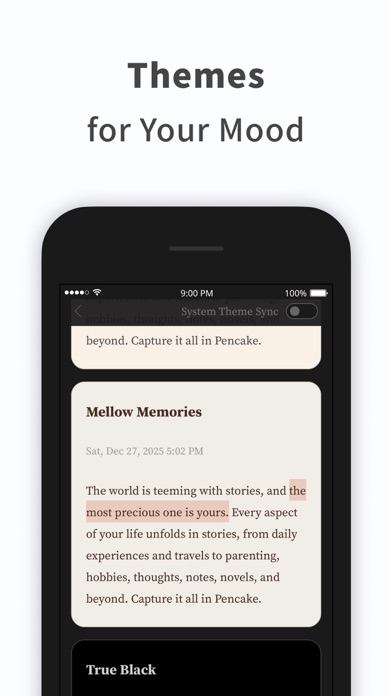 Notes, Journal, Diary: PenCake screenshot 2