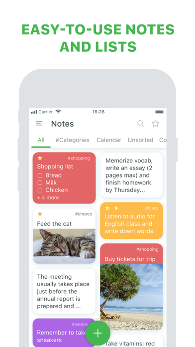 Notes: notepad and lists screenshot 4