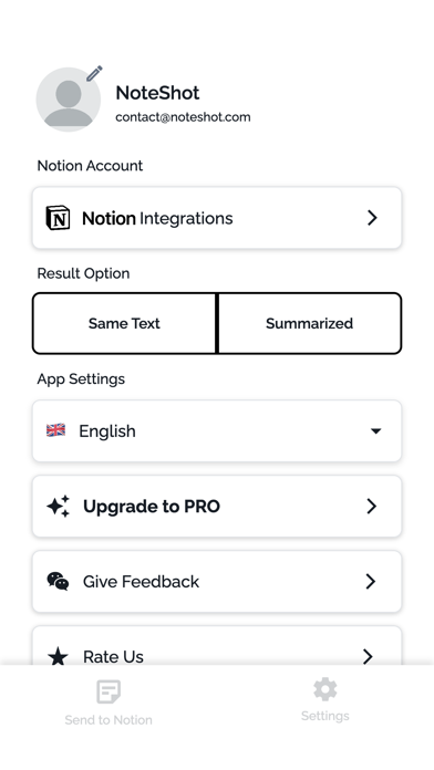 NoteShot: Photo Note to Notion screenshot 1