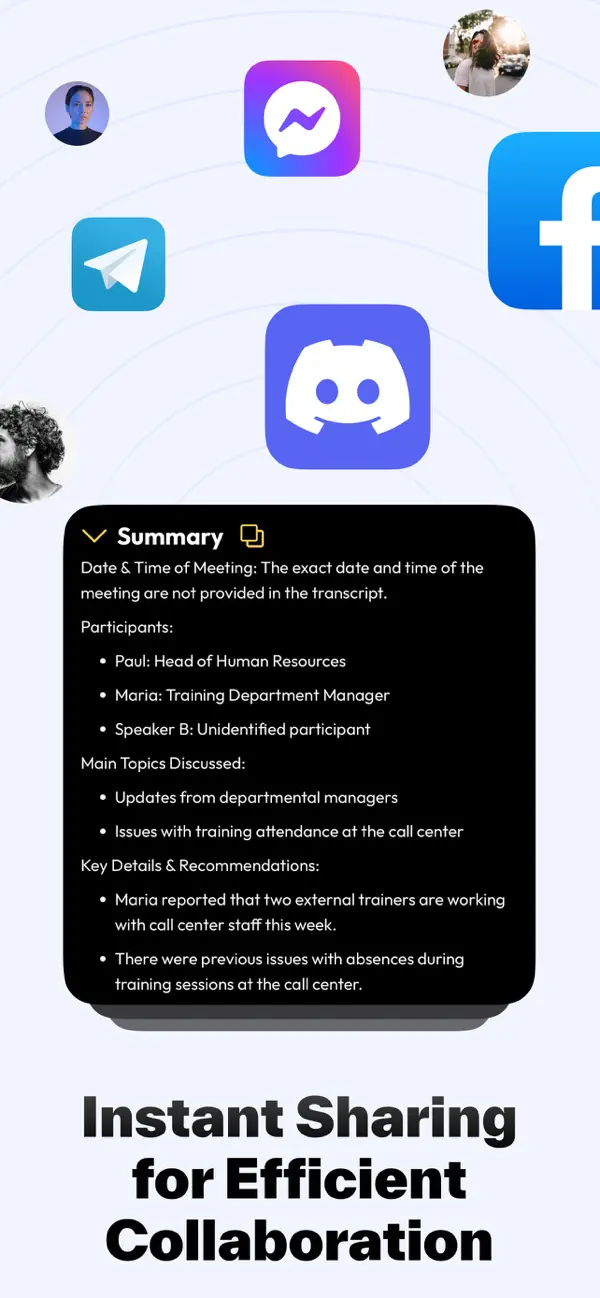 Notezy: AI Meeting Note Taker screenshot 1