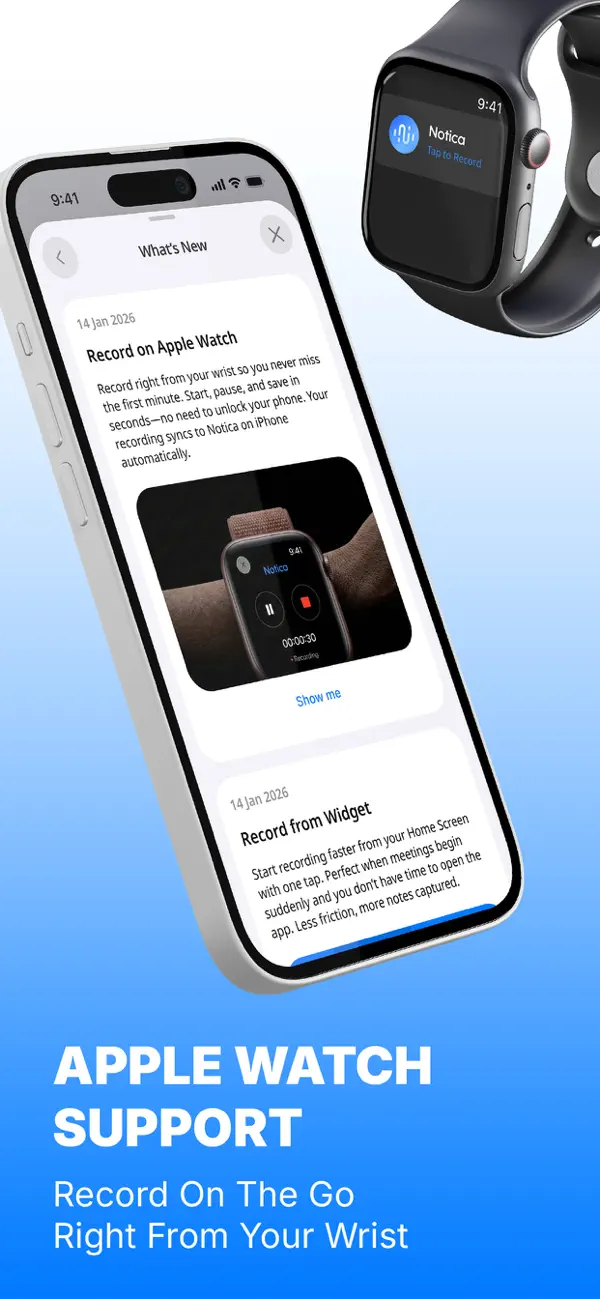 Notica - AI Meeting Notes screenshot 1
