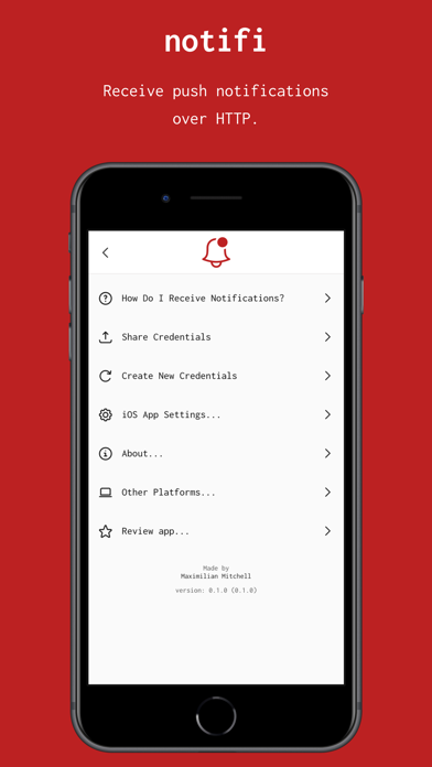 notifi screenshot 1