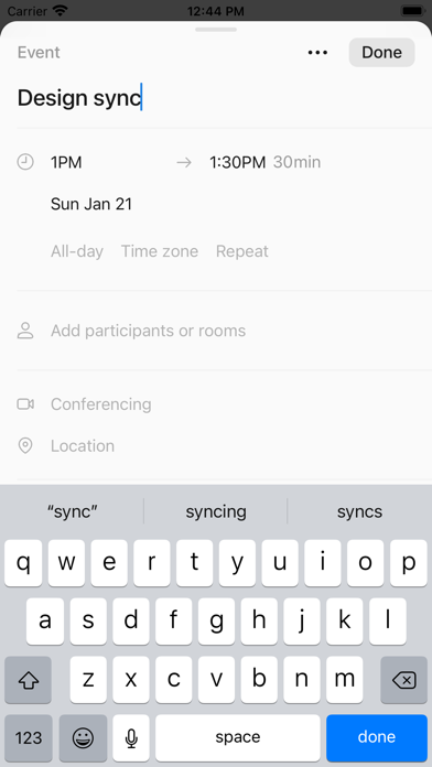 Notion Calendar screenshot 1