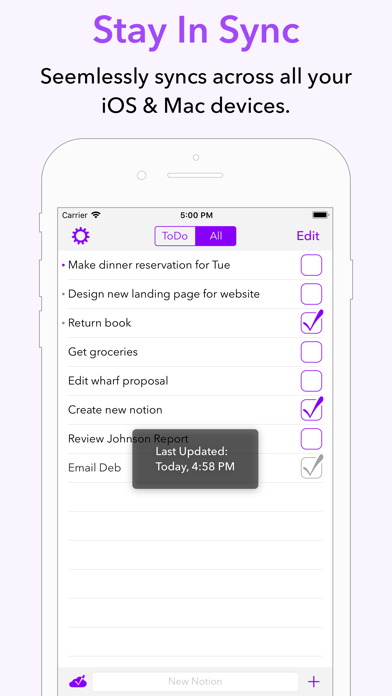Notions Task Manager screenshot 3