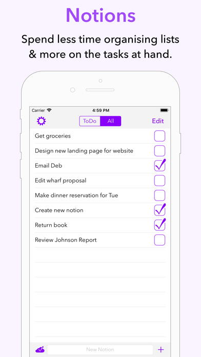 Notions Task Manager screenshot 5