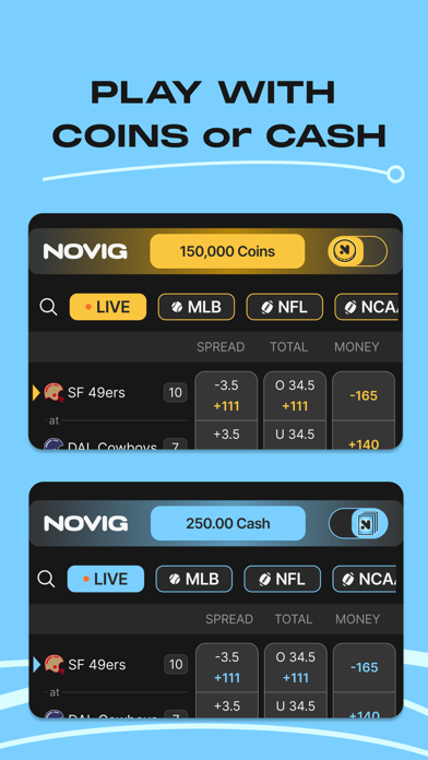 Novig screenshot 1