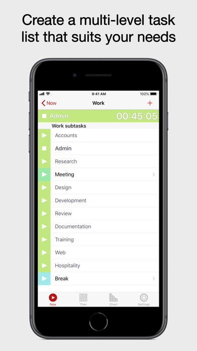 Now Then Time Tracking Pro screenshot 2